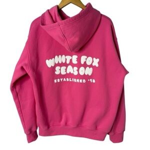 WHITE FOX 
The Main Season Oversized Hoodie Hot Pink SIZE M/L NWT